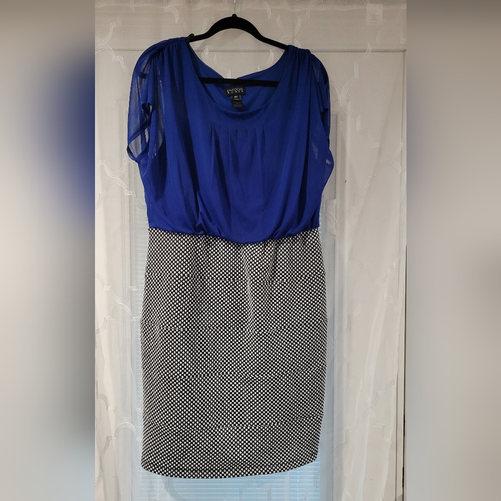 Blue dress